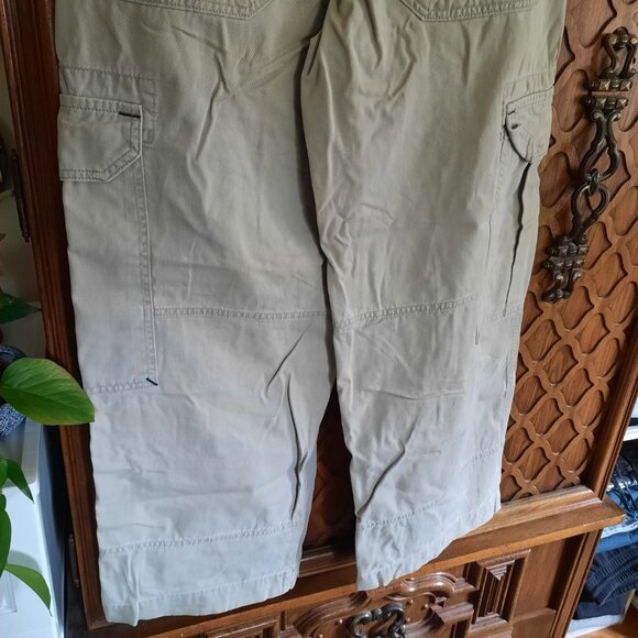 VTG Y2K JNCO Khaki Cargo Pants Wide Leg -  Men's 31x30 - Picture 11 of 16